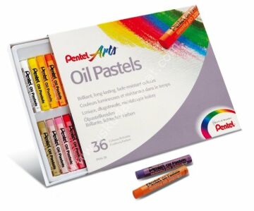 Pentel Arts Yağlı Pastel 36 Renk