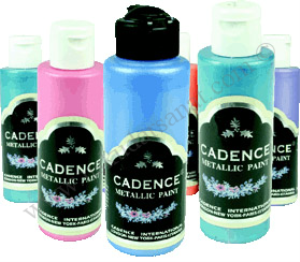 Cadence Metalik Sedefli Boya 120ml 201 İnci