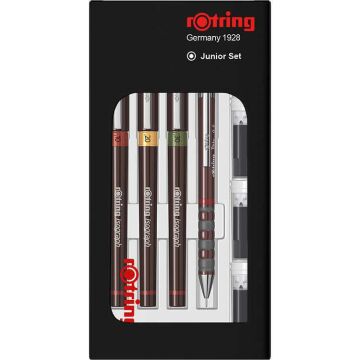 Rotring isograph Rapido Kalem Seti Junior (0.1-0.2-0.3)+Tikky 0.5