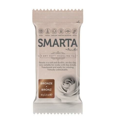 Smarta Hava ile kuruyan Yumuşak Model Hamuru 60gr Metalik BRONZ 31