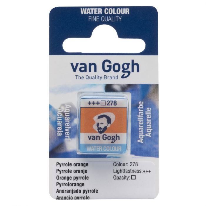 Talens Van Gogh Tablet Suluboya 1/2 Pyrrole Orange 278