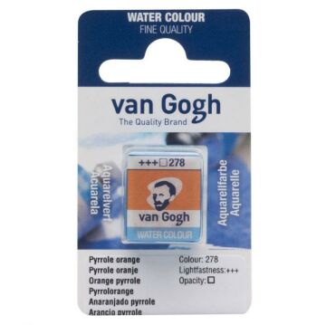 Talens Van Gogh Tablet Suluboya 1/2 Pyrrole Orange 278