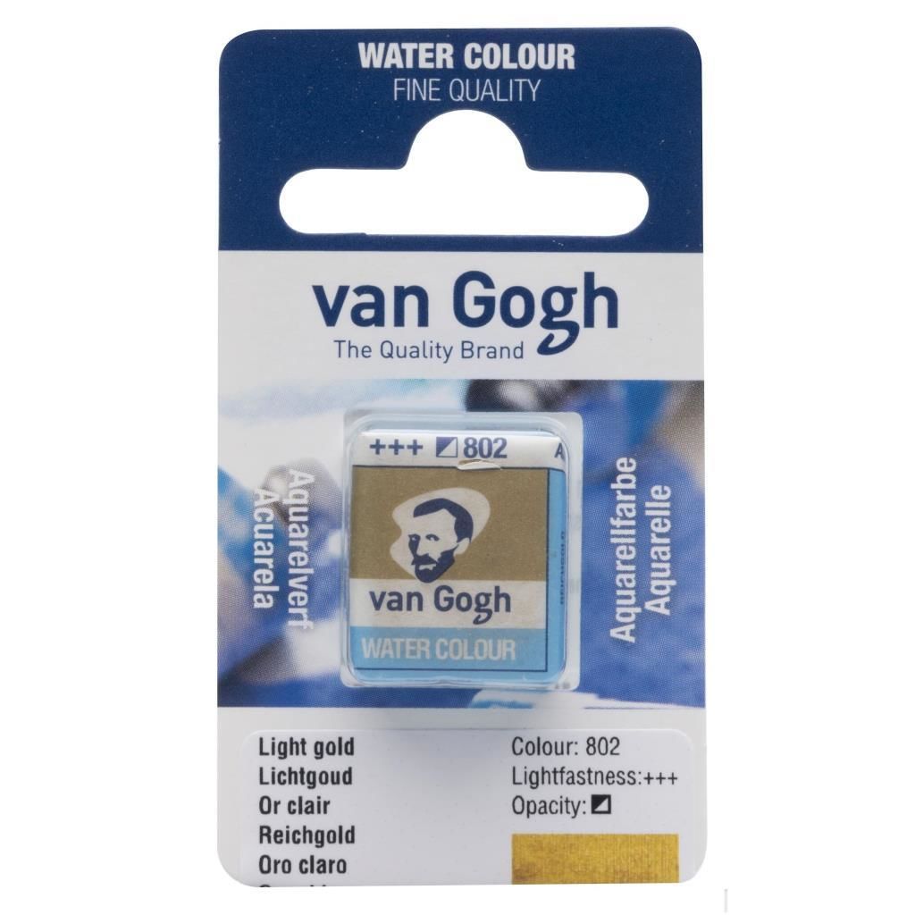 Talens Van Gogh Tablet Suluboya 1/2 Light Gold 802