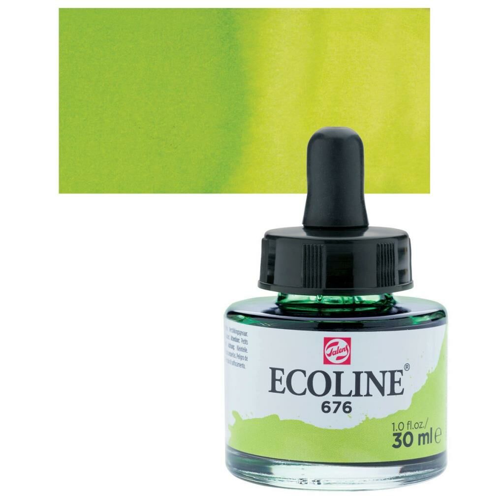 Talens Ecoline Sıvı Suluboya 30 ml. 676 Grass Green