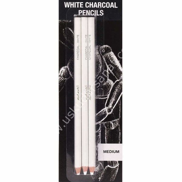 White Charcoal Füzen (Beyaz Kömür Kalem) 3 Adet