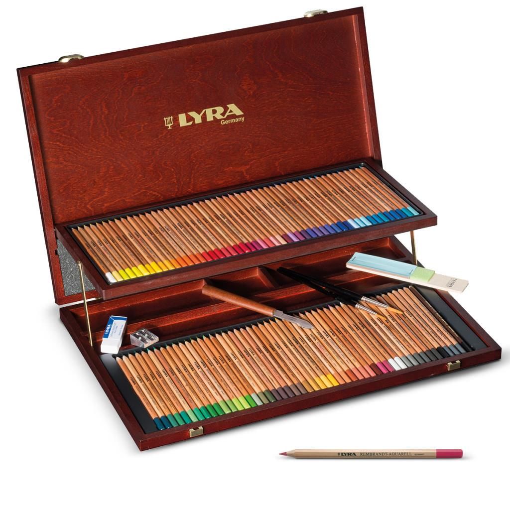 Lyra Rembrandt Aquarell - Wooden Box Set 106 Parça