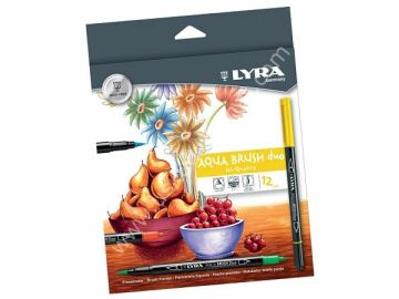 Lyra Aqua Brush Duo Çift Uçlu Çizim Kalemi 12 Renk