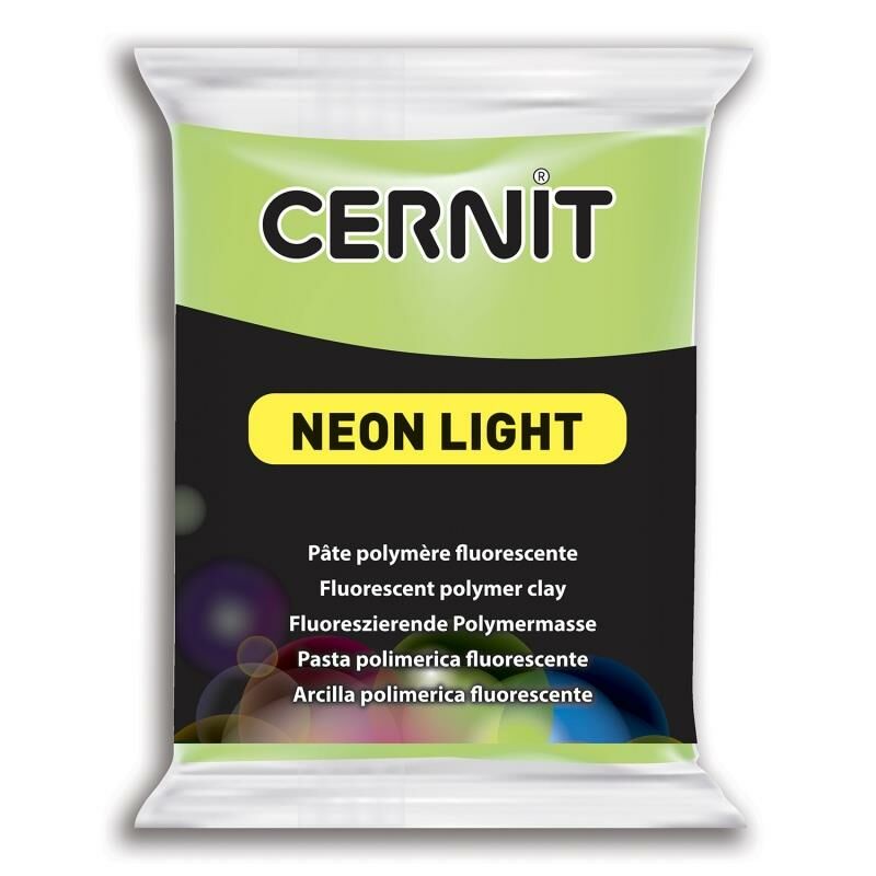 Cernit Polimer Kil Hamuru Neon Light (Fosforlu)  56gr 600 Green