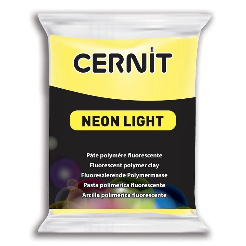 Cernit Polimer Kil Hamuru Neon Light (Fosforlu)  56gr 700 Yellow