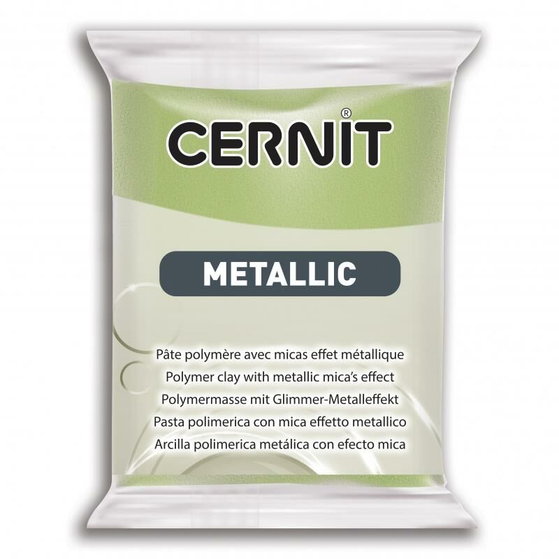 Cernit Polimer Kil Hamuru 56gr (Metalik) 051 Green Gold