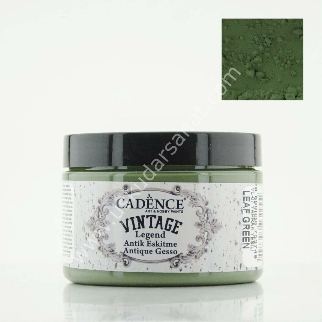 Cadence Vintage Legent Antik Eskitme 150ml VL-07 YAPRAK YEŞİLİ