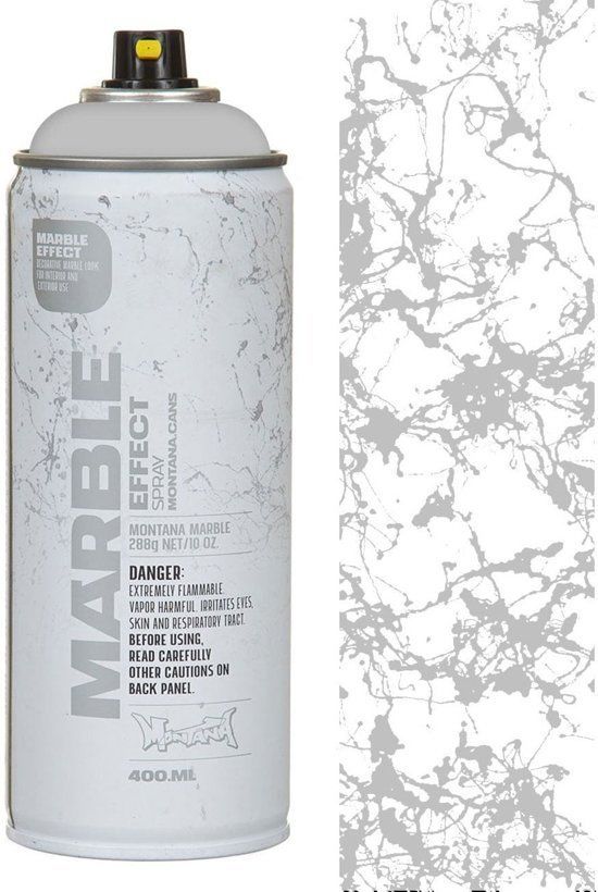 Montana Sprey Mermer Efekti 400ml Silver - Gümüş