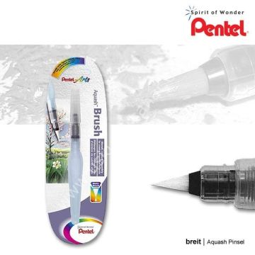 Pentel Aquash Sulu Fırça Broad Tip