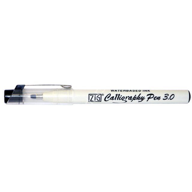 Zig Calligraphy Pen  Kaligrafi Kalemi 3.0 mm Düz Siyah