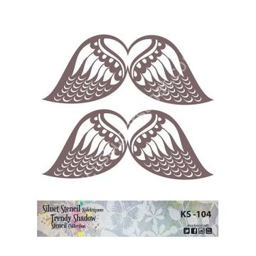 Cadence Siluet Trendy Shadow Stencil KS-104