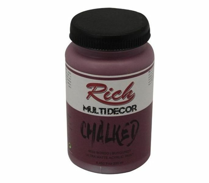 Rich Multi Decor Chalked Akrilik Boya 250ml. 4532 BORDO