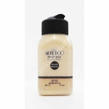 Artdeco Metalik Akrilik Boya 75 ml 3710 ŞAMPANYA