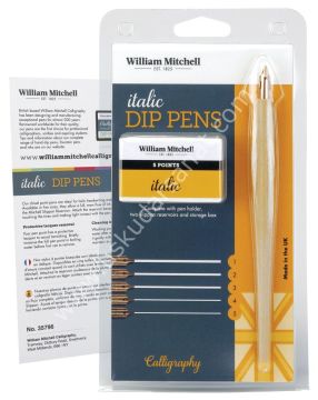 W.Mitchell Italic Dip Pens 5'li Kaligrafi Seti İtalik