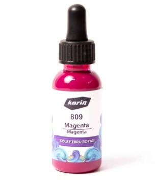 Karin Kolay Ebru Boyası 30ml Magenta 809