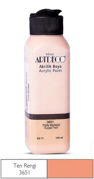 Artdeco Yeni Formül Akrilik Boya 140 ml 3651 Ten Rengi