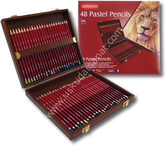 Derwent Pastel Pencils 48'li Ahşap Set