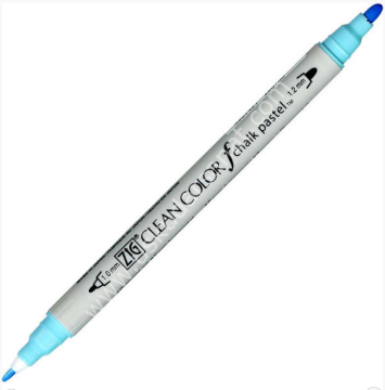 Zig Clean Color f Çift Uçlu Kalem 030 Pastel Blue