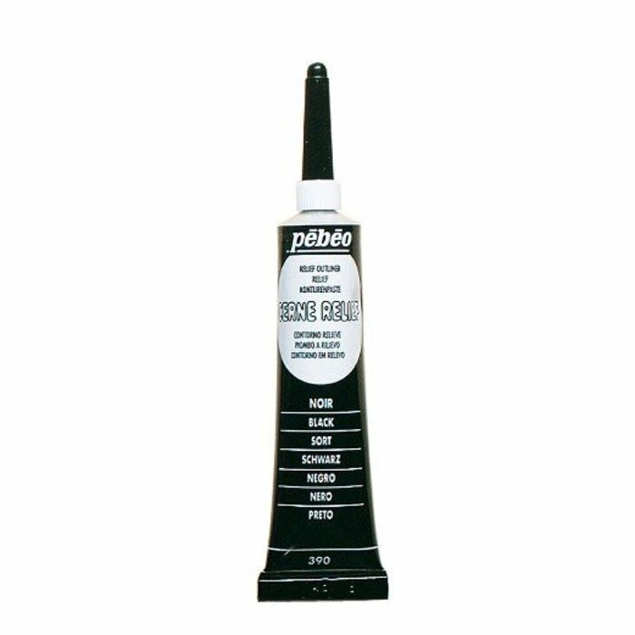 Pebeo Cerne Relief Cam Kontürü - 20ml - Black