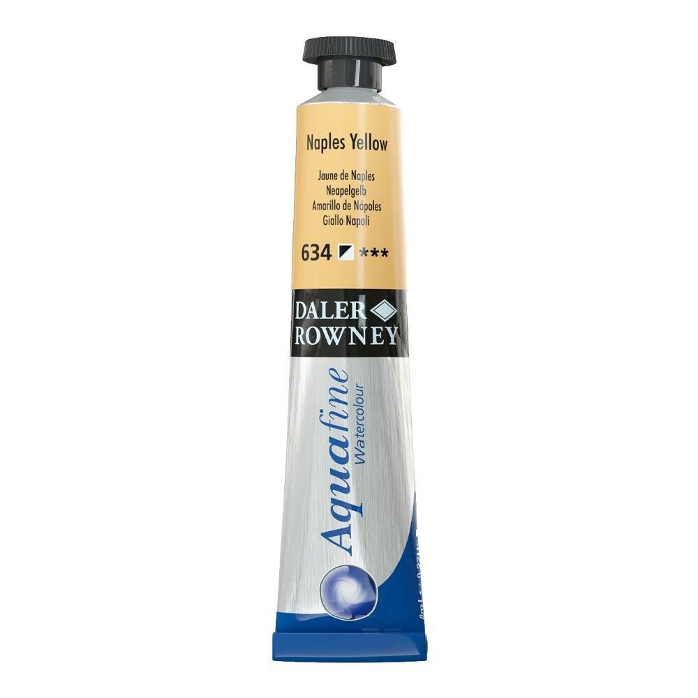 Daler Rowney Aquafine Tüp Suluboya 8ml NAPLESS YELLOW 634