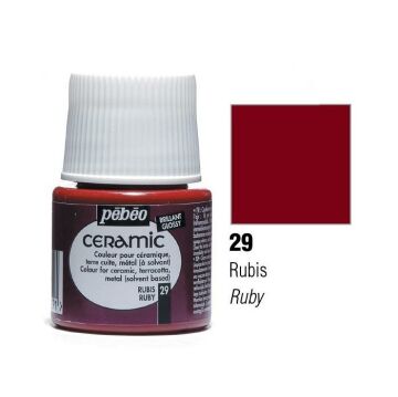 Pebeo Seramik Boyası Ruby  029