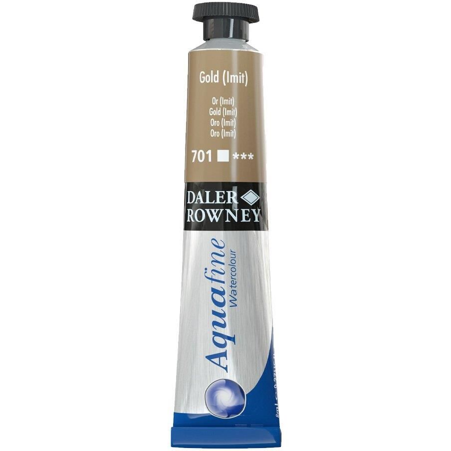 Daler Rowney Aquafine Tüp Suluboya 8ml GOLD (IMIT) 701