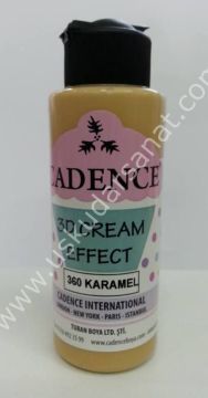 Cadence 3D Cream Effect Boya 120ml 360 Karamel