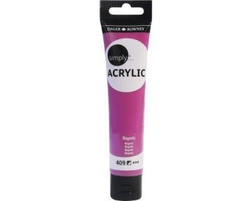 Daler Rowney Simply Acrylic Tüp 75 ml 409 Magenta