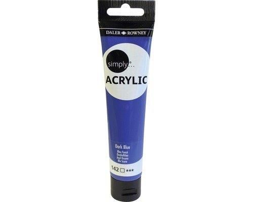 Daler Rowney Simply Acrylic Tüp 75 ml 142 Dark Blue