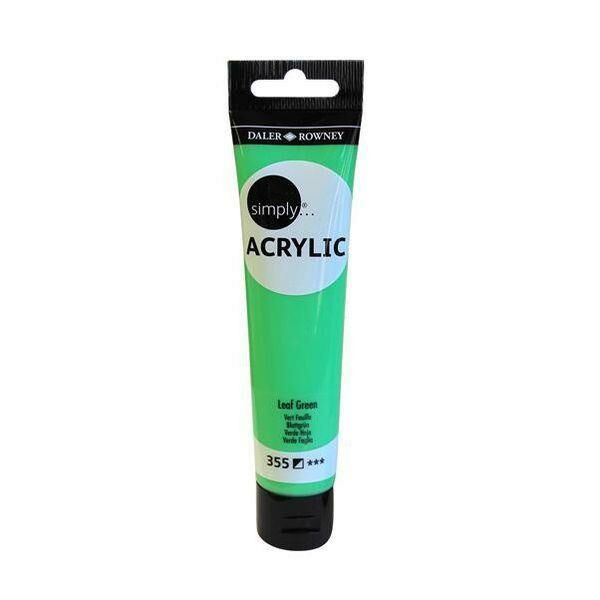 Daler Rowney Simply Acrylic Tüp 75 ml 355 Leaf Green