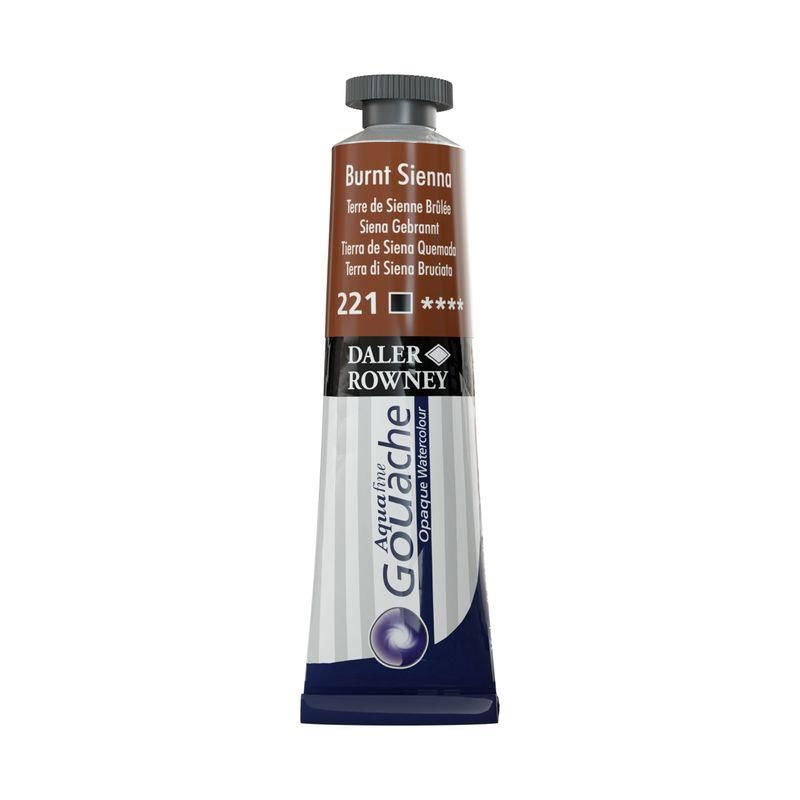 Daler Rowney Aquafine Guaj Boya Tüp 15ml Burnt Sienna 221