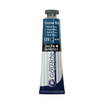 Daler Rowney Aquafine Guaj Boya Tüp 15ml Prussian Blue 135