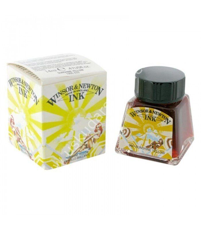 Winsor & Newton Çizim Mürekkebi 14ml 960 Sunshine Yellow