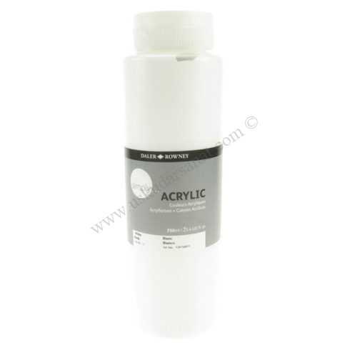 Daler Rowney Simply Akrilik Boya 750ml White