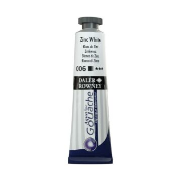 Daler Rowney Aquafine Guaj Boya Tüp 15ml Zinc White 006