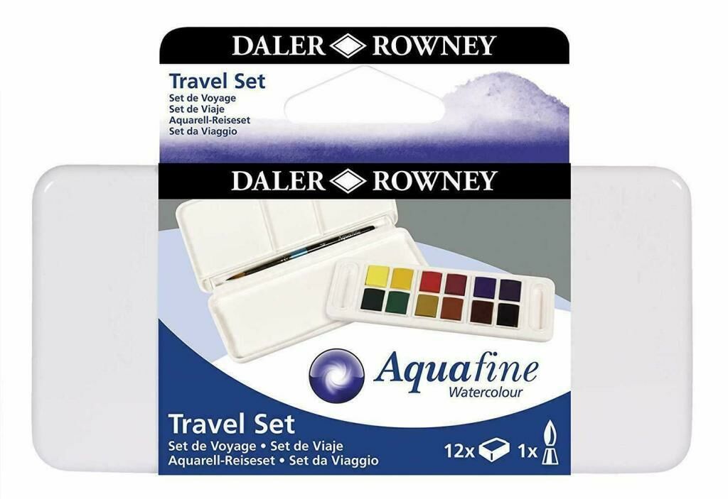 Daler Rowney Aquafine Travel Set 12'li