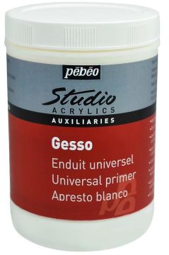 Pebeo Atölye Kalite Beyaz Astar Boya Gesso 1000ml 524122