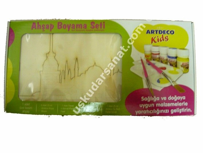 Artdeco Ahşap Boyama Seti - Kız Kulesi Y-020S-16