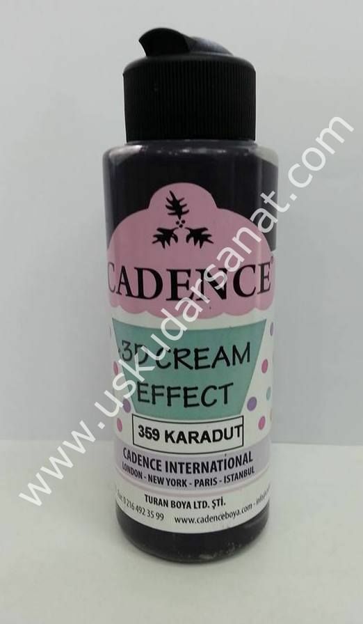 Cadence 3D Cream Effect Boya 250ml 359 Karadut