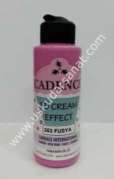 Cadence 3D Cream Effect Boya 250ml 353 Fuşya