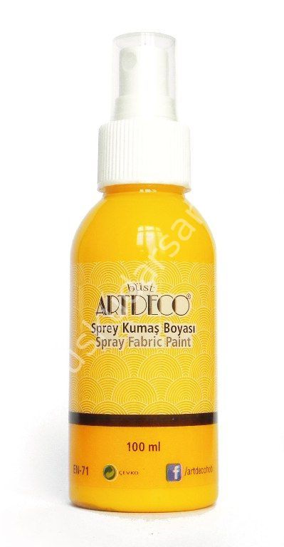 Artdeco Sprey Kumaş Boyası 100ml Koyu Sarı