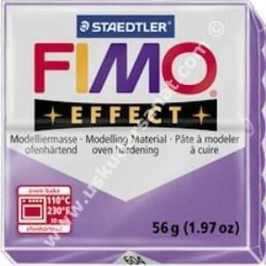Staedtler Fimo Effect Polimer Kil 604 Purple (Transparan)