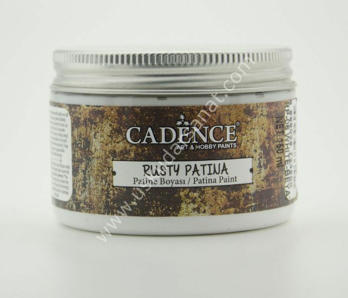 Cadence Rusty Patina Boya 150ml RP-06 Beyaz