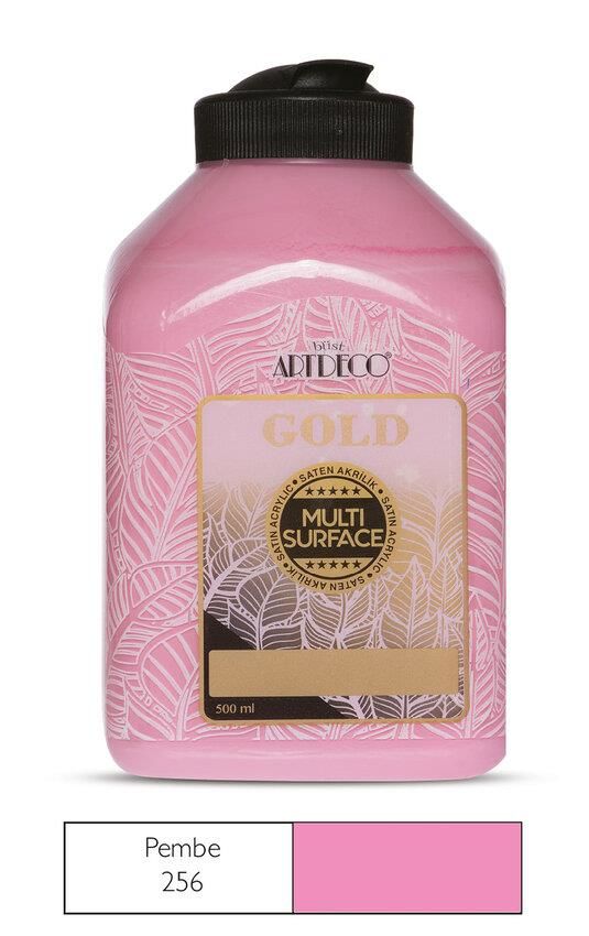 Artdeco Gold Multi Surface Akrilik Boya 500ml 256 Pembe