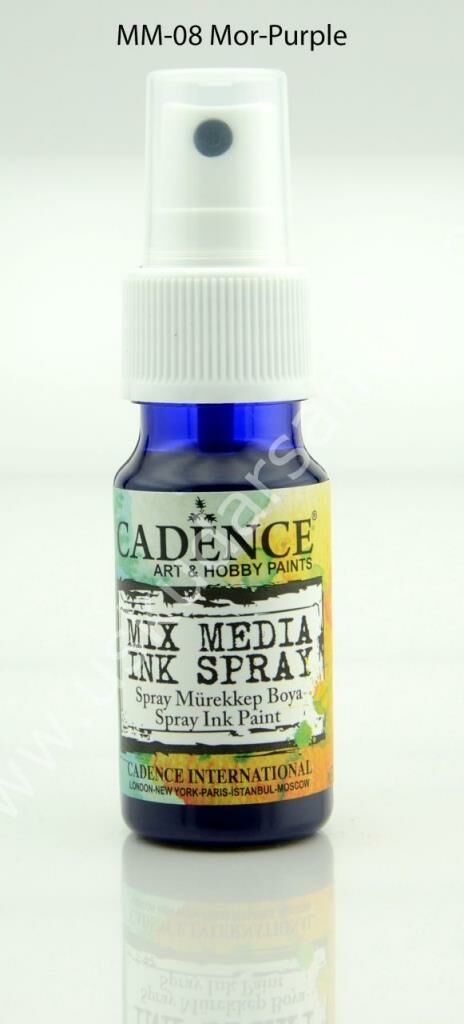 Cadence Mix Media Sprey Boya 25ml MM08 Mor