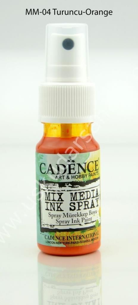 Cadence Mix Media Sprey Boya 25ml MM04 Turuncu